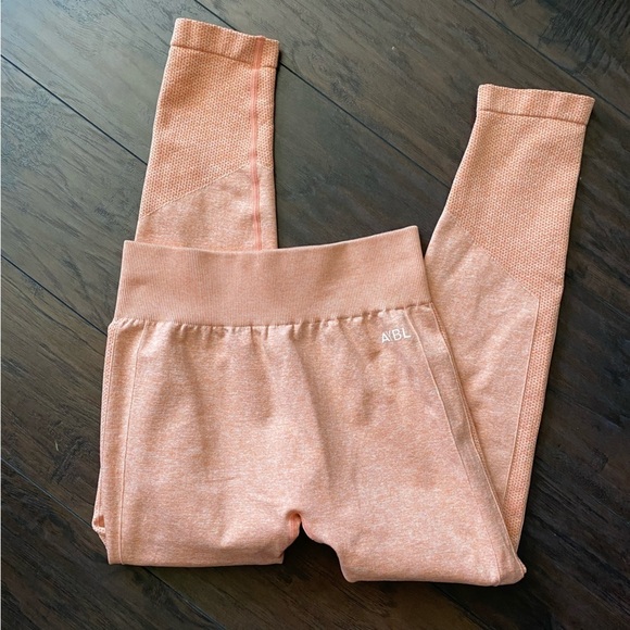 AYBL Motion Seamless Leggings in Peach Orange Activewear Marl Size Medium - Picture 5 of 8